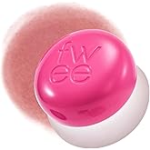 fwee Blurry Pudding Pot | Airbrushed Blush & Lip, Buildable & High Pigment, Long-lasting, Lightweight, Natural Soft Matte Finish, Satin Finish Blurring Blush - Skirt (Peachy Pink) | 0.17 oz