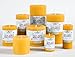 Bluecorn Beeswax 100% Pure Beeswax Pillar Candles | Natural Beeswax Candles, Unscented Yellow Candles | Soy, Paraffin, & Fragrance Free | 3x4, 60 Hour Burn Time | Handmade in Colorado