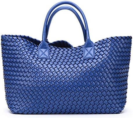 New Winter Trendy Hand Shoulder Large Capacity Woven Handbag Bag