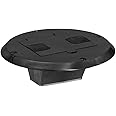 Bryant Electric RF506BK Residential Floor Box Cover, Flange & Hinged Door Cover Assembly, Aluminum, Paint, Black