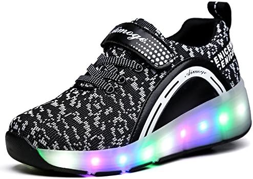 Roller Skate Shoes for Girls Boys Sneakers Shoes with Wheels with LED Light Up for Kids