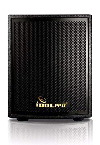 PACKAGE IDOLpro 8000W Professional Karaoke Mixing Amplifier W/Bluetooth, HDMI, Recording, Equalizer Plus 12" 3 Way Karaoke Speakers, Dual Wireless Microphones, 500W Subwoofer
