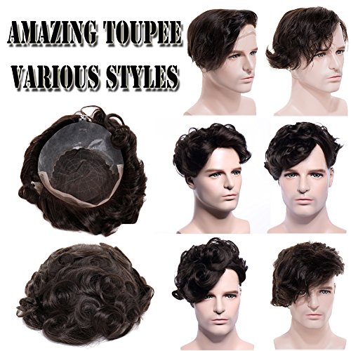 French Lace Men S Toupee With Thin Pu At Back 100 Indian Human