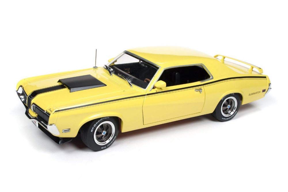 Buy Auto World 1970 Mercury Cougar Eliminator Hard Top, Yellow AMM1155