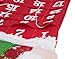 Clever Creations Christmas 24 Day Hanging Cloth Advent Calendar | Red and Green Stuffed Santa | Traditional Holiday Christmas Decor Theme | Perfect for Home or Office