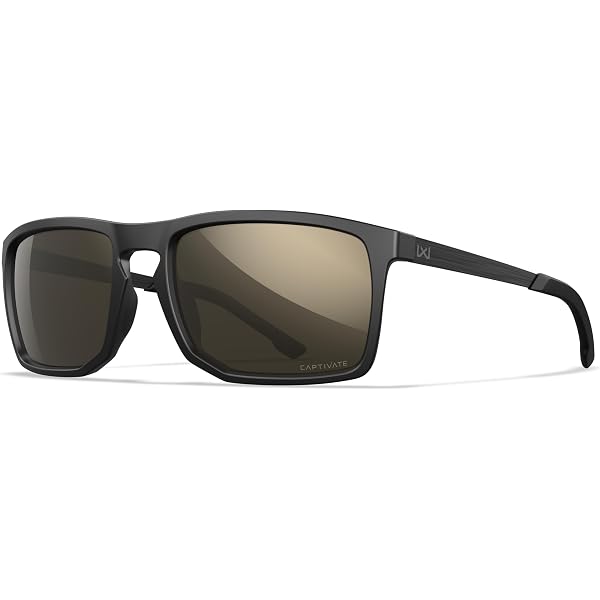 Amazon.com : Wiley X WX Axe Captivate Polarized Sunglasses, Safety