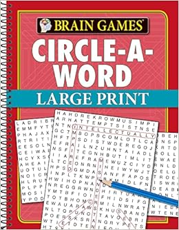 brain games circle a word large print brain games large print publications international ltd brain games 9781450872423 amazon com books