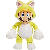 Nintendo Cat Mario with Bell Action Figure, 4"