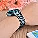 V-MORO for Gear Sport Bands/Galaxy Watch 42mm Band, 20mm Black Stainless Steel Replacement Strap with Blue Resin Bracelet for Samsung Gear Sport Smartwatch R600/Galaxy Watch 42mm R810
