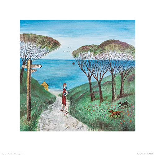 Joe Ramm (Beach Path 40 x 40cm Art Print
