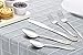 Stock Pot with Silverware Set, 20-Piece Flatware Set, LIANYU Stainless Steel Cutlery Set for 4, Mirror Finished, Elegant Patterns, Dishwasher Safe