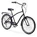 sixthreezero EVRYjourney Men’s 7-Speed Hybrid Alloy Cruiser Bicycle, Matte Black w/Black Seat/Grips, 26″ Wheels/19 Framethumb 1