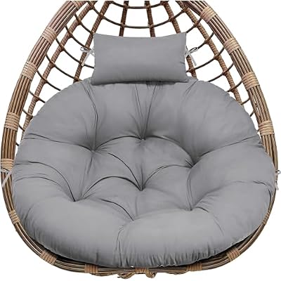 Cuscino Del Sedile per Poltrona Sospesa, Cuscino per Poltrona Sospesa Impermeabile, Cuscino per Poltrona Sospesa, Cuscino per Poltrona Sospesa da Esterno, Cestino Pensile per Cuscino (Color :