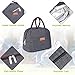 BALORAY Lunch Bag for AdultsInsulated Lunch Tote Bag Lunch Cooler Organizer Lunch Holder Insulated Lunch Cooler Bag for Work,Travel,Picnic (Grey)