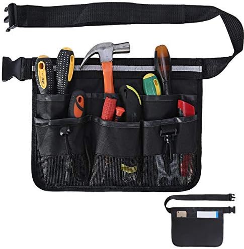 XUTONG 7-Pocket Gardening Tools Belt Bags Garden Waist Bag Hanging Pouch Garden Tool Belt