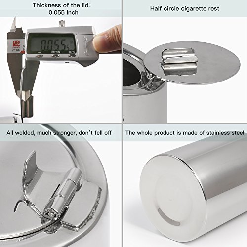 3 Newness+Stainless+Steel+Cigarette+Tabletop