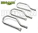 BBQMANN BA801 (3-Pack) Stainless Steel Burner Replacement for Costco Kirkland, Nexgrill, Harris Tweeter, Sterling Forge Courtyard, Virco Model Grills