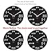 StFlyBro No Ticking Math Wall Clock include 2 Silent Movements and 2 Sets of Clock Hands, Solutions of Equations are equal to Time