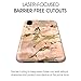 iPhone X Marble Case, ROITON Luxury Shiny White Gold Marble Design, [Support Wireless Charging] Clear Bumper TPU Soft Cover Case Apple iPhone X (Rose Gold)