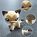 Rare Cat big Eyes Cute Kitten Littlest Pet Shop Toys Animals for Kids heart