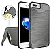 iPhone 7 Plus Case, Allovit [Kickstand] [Heavy Duty] [Hard PC + Soft TPU] Dual Layer Shock Protective Wallet Case for iPhone 7 Plus 5.5