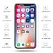iPhone X Screen Protector,iPhone XS Screen Protector, 3-Pack Novo Icon Tempered Glass Screen Protector 3D Touch Crystal Clear Screen Protector Glass Film for iPhone X/XS