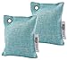 Moso Natural Fridge Deodorizer Odor Eliminator, Bamboo Charcoal Refrigerator & Freezer Air Purifying Bag, More Powerful than Baking Soda Fridge Odor Absorber (2 Pack)