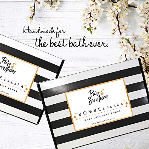 Bath Bombs Gift Set - Luxury Organic Bath Bombs for Her - Vegan Beauty Gift Set - US Made 8 Bath Bombs Gift Set - Luxury Organic Bath Bombs for Her - Vegan Beauty Gift Set - US Made