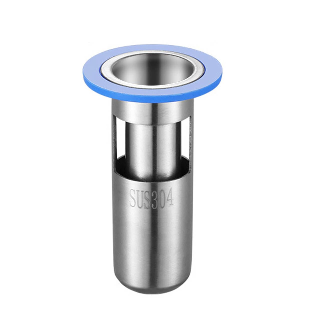 Photo 1 of QruiLanTu Odor Proof Floor Drain?Shower Floor Drain Backflow Preventer?304Stainless Steel Drain Filter?Prevent Backflow, Prevent Anti-Odor Dispersion in Bathroom and Kitchen(Depth 3.3'')