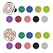 InnoGear 35mm Car Diffuser Air Freshener Aromatherapy Essential Oil Car Vent Clip Stainless Steel Locket Diffusers Odor Eliminator with 20 Replacement Pads