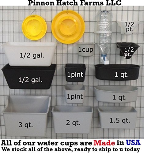 Pinnon Hatch Farms (12pk) Soda Pop Waterer Water Bottle Fountain Cup Poultry Chickens Quail Bird Cage Cups