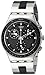 Swatch Men's YCS410GX Windfall Chronograph Silver-Tone Bracelet Watch