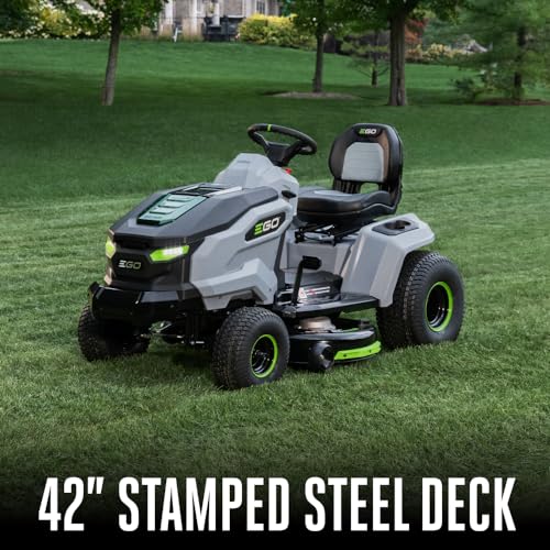 EGO Power+ Electric Riding Lawn Mower, 42" Deck Lawn Tractor - TR4204 photo 11