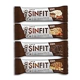 SINFIT Double Layer High Protein Crunch Bar by Sinister Labs - 30 g protein! Gluten-free - (2.93 oz bars) (Variety, 4-Pack)