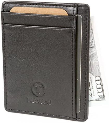 Travami - Front Pocket Wallet - RFID Blocking Leather Wallets - Slim|Minimalist