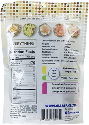 ELLA’S FLATS EVERYTHING SEED CRACKERS, 4.8 OZ
