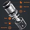 Mini Meat Grinder, Homeasy Mini Food Processor Food Grinder 600ml Stainless Steel Small Chopper for Salad, Sauces…