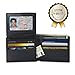 #1 Real Leather Innoo Tech RFID Blocking Safe Wallet Genuine Leather Stop Electronic Pick Pocketing and Identity Theft Counters Identity Theft and Credit Card Data Breaches by Blocking RFID Scans