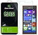 Lumia 735 Glass Screen Protector, Dmax Armor [Tempered Glass] 0.3mm 9H Hardness, Anti-Scratch, Anti-Fingerprint, Bubble Free, Ultra-clear