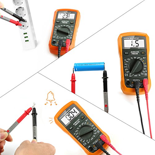 image for Aidbucks PM8233B Digital Multimeter AC/DC Voltage Tester 600V/10A MAX 