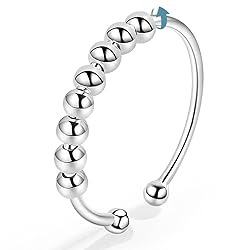 Vito Sterling Silver Fidget Anxiety Ring for