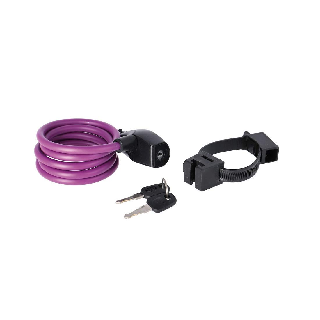 AXA Resolute Cable Lock 120/8 Length 120 cm Diameter 8 mm Purple