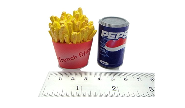 De patatas fritas de Pepsi rápido comida Magnaets miniatura ...