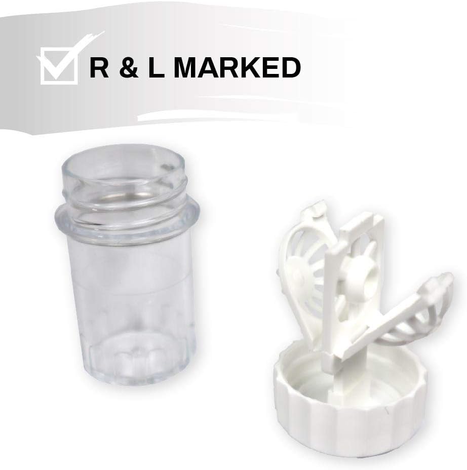 SPORTS WORLD VISION Contact Lens Cases (10 Pieces) Standard Barrel Type Contact Lens Cleaning Container for Everyday Use - Image 5