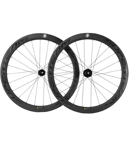 SUPERTEAM Carbon Disc Wheelset 50C-25 700c Clincher Center Lock Thru Axle