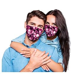 Gerichy Lovers Facemask for Adults, Bandana Face