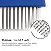 PrimePets Flea Comb for Cat Dog, Pet Hair Removal Comb