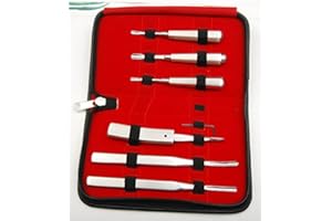 EQUINEZ TOOLS Equine Elevator Set, Hand Crafted, Stainless Steel, Dental,Equine