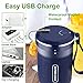 Portable Blender Mini Personal Blender, Godmorn Juicer Smoothie Blender Smoothie Maker Cordless Small Juicer Cup Mixer, USB Rechargeable BPA Free,10oz / 300ml, Home Outdoor Travel Office, Blue