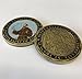 ST. FRANCIS OF ASSISI - Patron Saint of Animals -Commemorative Coin - Cast and Colorized with Beautiful Iron Plating & Ancient Bronze. Stunning Original one-of-a-Kind Catholic Church Patron Saint of A